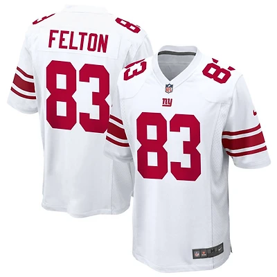 Da'Quan Felton Men's Nike White New York Giants Custom Game Jersey
