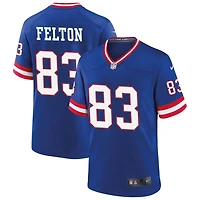 Da'Quan Felton Men's Nike Royal New York Giants Classic Custom Game Jersey