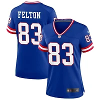 Da'Quan Felton Women's Nike Royal New York Giants Classic Custom Game Jersey