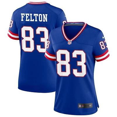 Da'Quan Felton Women's Nike Royal New York Giants Classic Custom Game Jersey