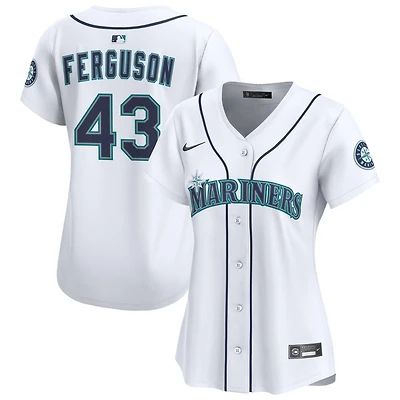 Caleb Ferguson Women's Nike  White Seattle Mariners Home Limited Custom Jersey