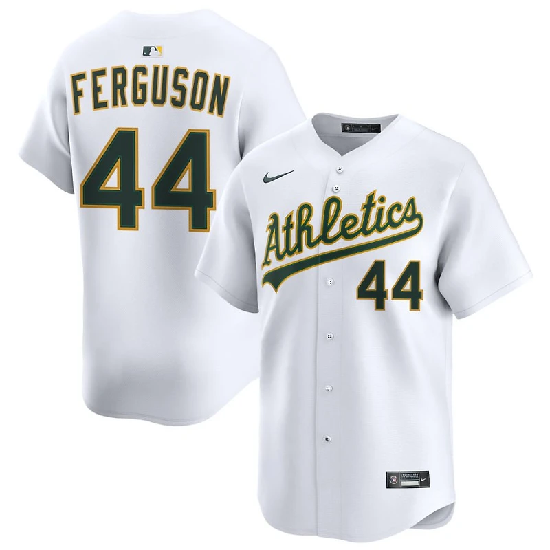 Tyler Ferguson Men's Nike White Athletics Home Limited Custom Jersey