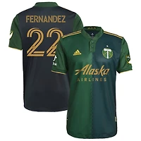 Omir Fernandez Men's adidas Green Portland Timbers 2021 Primary Authentic Custom Jersey