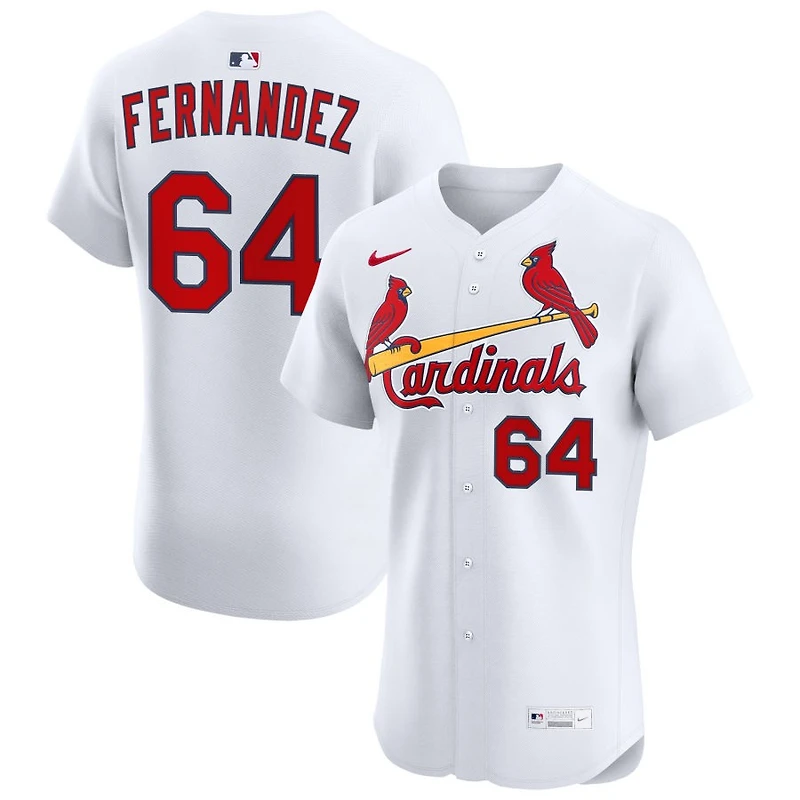 Ryan Fernandez Men's Nike White St. Louis Cardinals Home Elite Custom Jersey