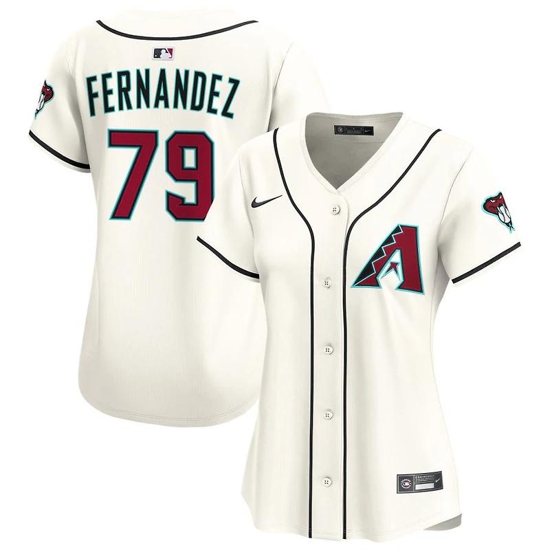 Jose Fernandez Women's Nike Cream Arizona Diamondbacks Home Limited Custom Jersey