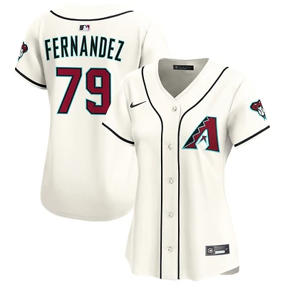 Jose Fernandez Women's Nike Cream Arizona Diamondbacks Home Limited Custom Jersey