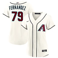 Jose Fernandez Women's Nike  Cream Arizona Diamondbacks Home Custom Replica 2.0 Jersey