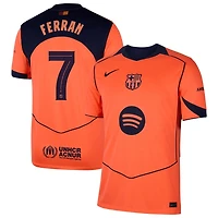 Ferran Torres Ferran Men's Nike  Orange Barcelona 2025/26 Third Replica Jersey