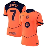 Ferran Torres Ferran Women's Nike  Orange Barcelona 2025/26 Third Replica Custom Jersey