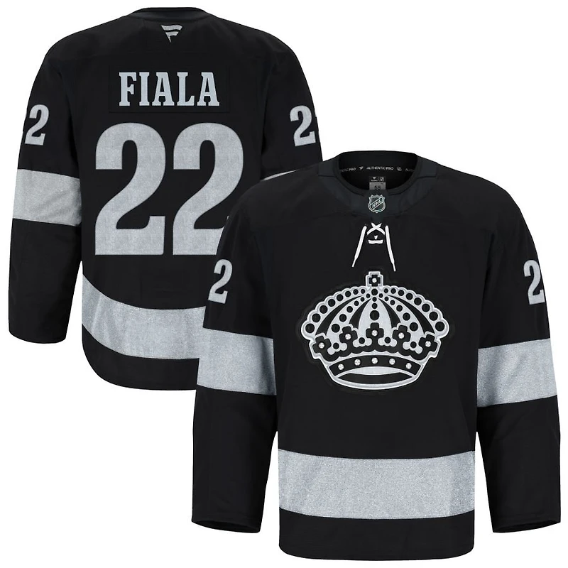 Warren Foegele Men's Fanatics Black Los Angeles Kings Alternate Authentic Pro Custom Jersey