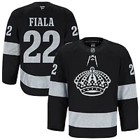 Warren Foegele Men's Fanatics Black Los Angeles Kings Alternate Authentic Pro Custom Jersey
