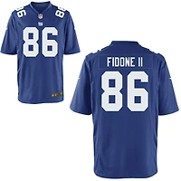 Thomas Fidone II Youth Nike Royal New York Giants Custom Game Jersey