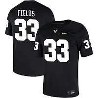 Gabe Fields Men's Nike Black Vanderbilt Commodores NIL Pick-A-Player Game Jersey