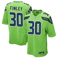 AJ Finley Men's Nike Neon Green Seattle Seahawks Alternate Custom Game Jersey
