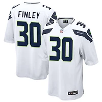 AJ Finley Men's Nike  White Seattle Seahawks Custom Game Jersey