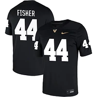 Gabe Fisher Men's Nike Black Vanderbilt Commodores NIL Pick-A-Player Game Jersey