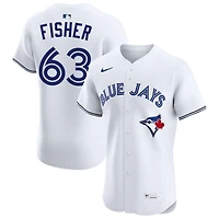 Braydon Fisher Men's Nike White Toronto Blue Jays Home Elite Custom Jersey