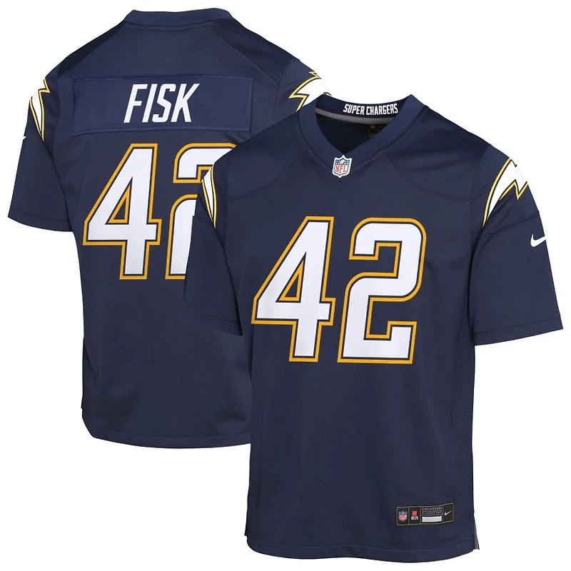 Tucker Fisk Youth Nike Navy Los Angeles Chargers Alternate Super Chargers Game Custom Jersey
