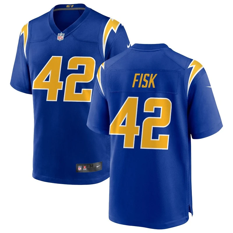 Tucker Fisk Men's Nike Royal Los Angeles Chargers Alternate Custom Game Jersey