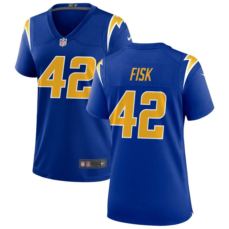 Tucker Fisk Women's Nike Royal Los Angeles Chargers Alternate Custom Game Jersey