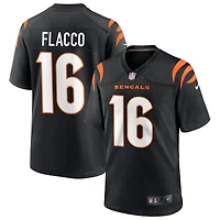 Joe Flacco Men's Nike Black Cincinnati Bengals Game Custom Jersey