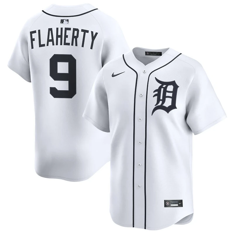 Jack Flaherty Men's Nike White Detroit Tigers Home Limited Custom Jersey
