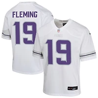 Dontae Fleming Youth Nike White Minnesota Vikings Alternate Custom Game Jersey