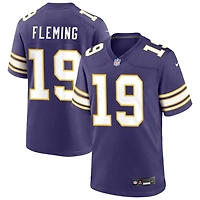 Dontae Fleming Men's Nike Purple Minnesota Vikings Classic Custom Game Jersey