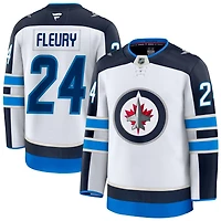 Haydn Fleury Men's Fanatics White Winnipeg Jets Away Premium Custom Jersey