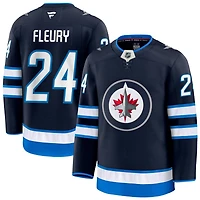 Haydn Fleury Men's Fanatics Navy Winnipeg Jets Home Premium Custom Jersey