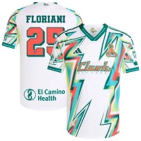 Max Floriani Men's adidas White San Jose Earthquakes 2025 Third Authentic Custom Jersey