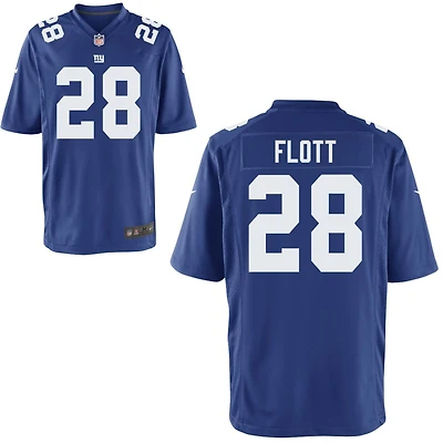 Cor'Dale Flott Youth Nike Royal New York Giants Custom Game Jersey
