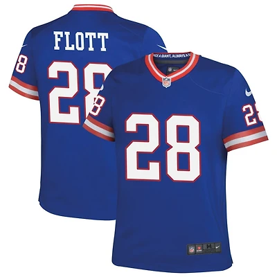 Cor'Dale Flott Youth Nike Royal New York Giants Classic Custom Game Jersey