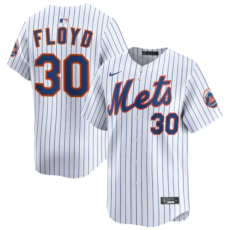 Cliff Floyd Men's Nike White New York Mets Home Limited Pick-A-Player Retired Roster Jersey