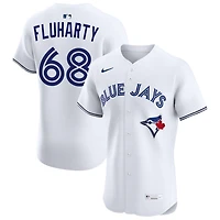 Mason Fluharty Men's Nike White Toronto Blue Jays Home Elite Custom Jersey