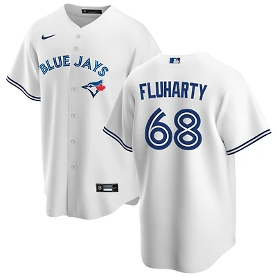 Mason Fluharty Men's Nike White Toronto Blue Jays Home Replica Custom Jersey