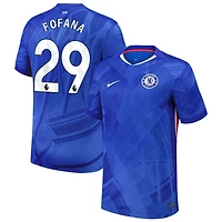 Wesley Fofana Men's Nike  Blue Chelsea 2025/26 Home Replica Custom Jersey