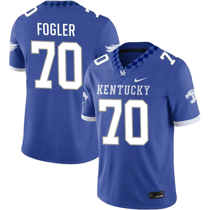 Rob Fogler Men's Nike  Royal Kentucky Wildcats  NIL Pick-A-Player Game Jersey