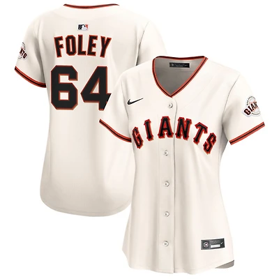 Jason Foley Women's Nike  Cream San Francisco Giants Home Limited Custom Jersey