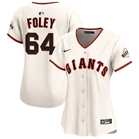 Jason Foley Women's Nike  Cream San Francisco Giants Home Limited Custom Jersey