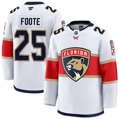 Nolan Foote Men's Fanatics White Florida Panthers Away Premium Custom Jersey