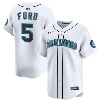 Harry Ford Men's Nike White Seattle Mariners Home Limited Custom Jersey