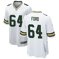 Jonathan Ford Men's Nike White Green Bay Packers Custom Game Jersey