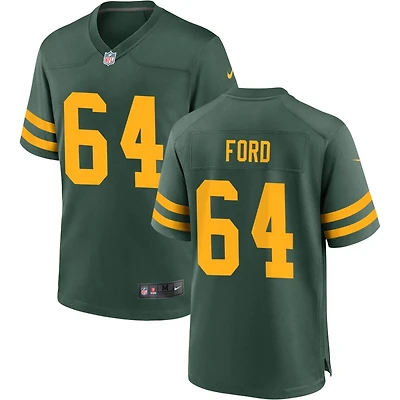 Jonathan Ford Men's Nike Green Green Bay Packers Alternate Custom Jersey