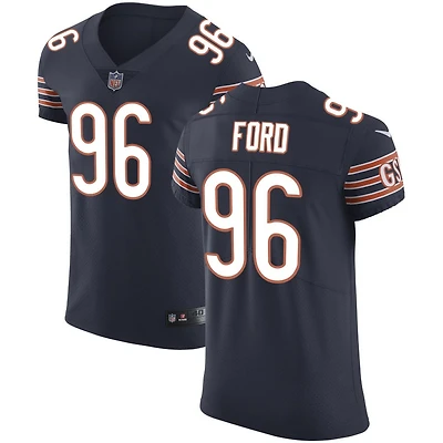 Jonathan Ford Men's Nike Navy Chicago Bears Vapor Untouchable Custom Elite Jersey