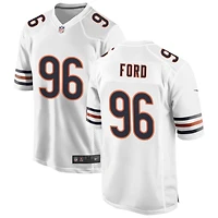 Jonathan Ford Men's Nike White Chicago Bears Custom Game Jersey
