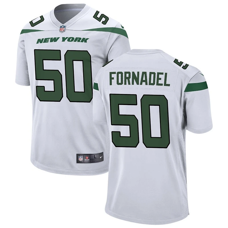 Liam Fornadel Men's Nike White New York Jets Custom Game Jersey