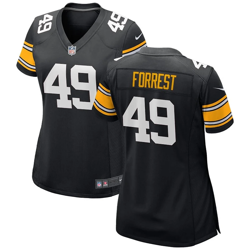 Darrick Forrest Women's Nike Black Pittsburgh Steelers Alternate Custom Game Jersey