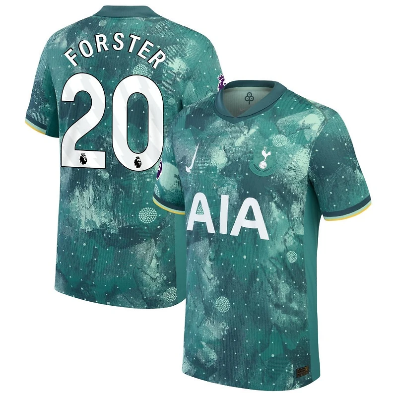 Fraser Forster Men's Nike  Green Tottenham Hotspur 2024/25 Third Authentic Custom Jersey