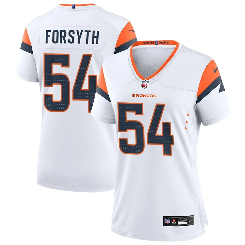 Alex Forsyth Women's Nike White Denver Broncos Mile High Collection Custom Game Jersey